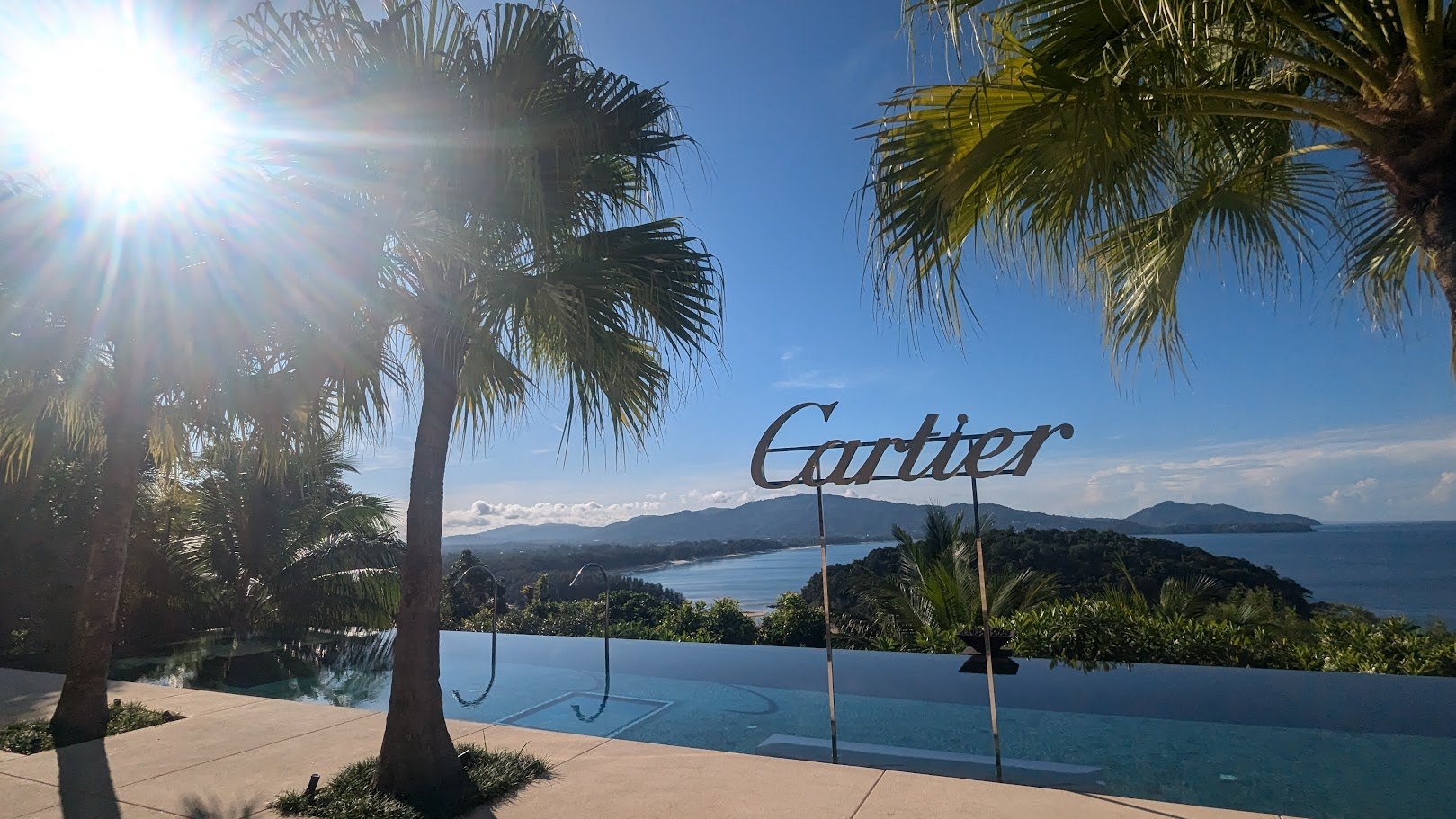 Cartier Phuket high jewellery event environment