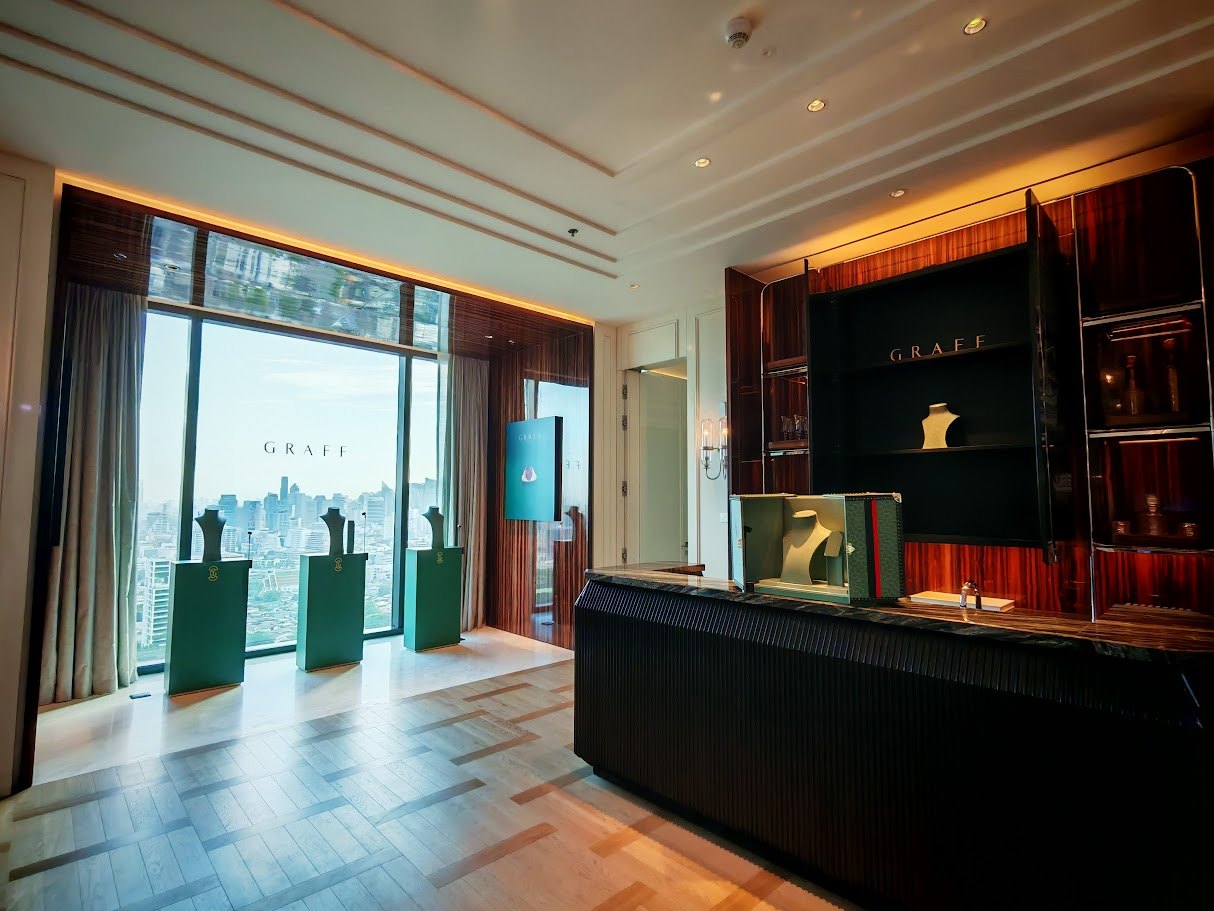 Graff high jewellery event suite